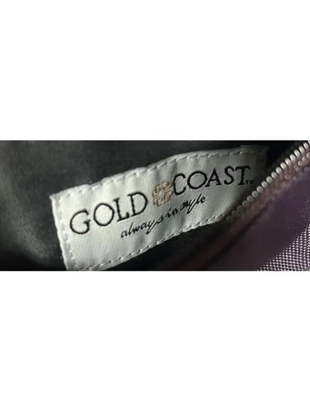 Gold Coast Purple Nylon Coin Purse